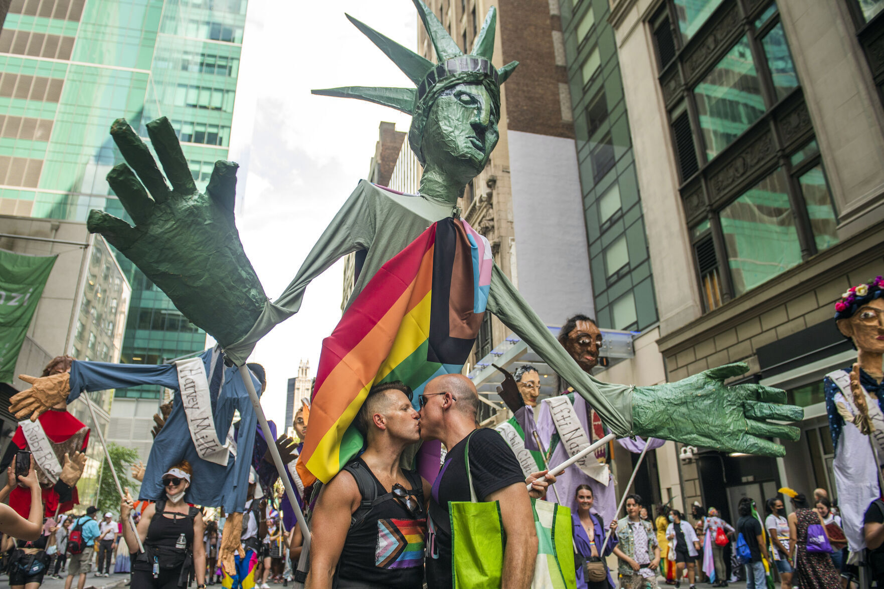 APTOPIX Pride March New York